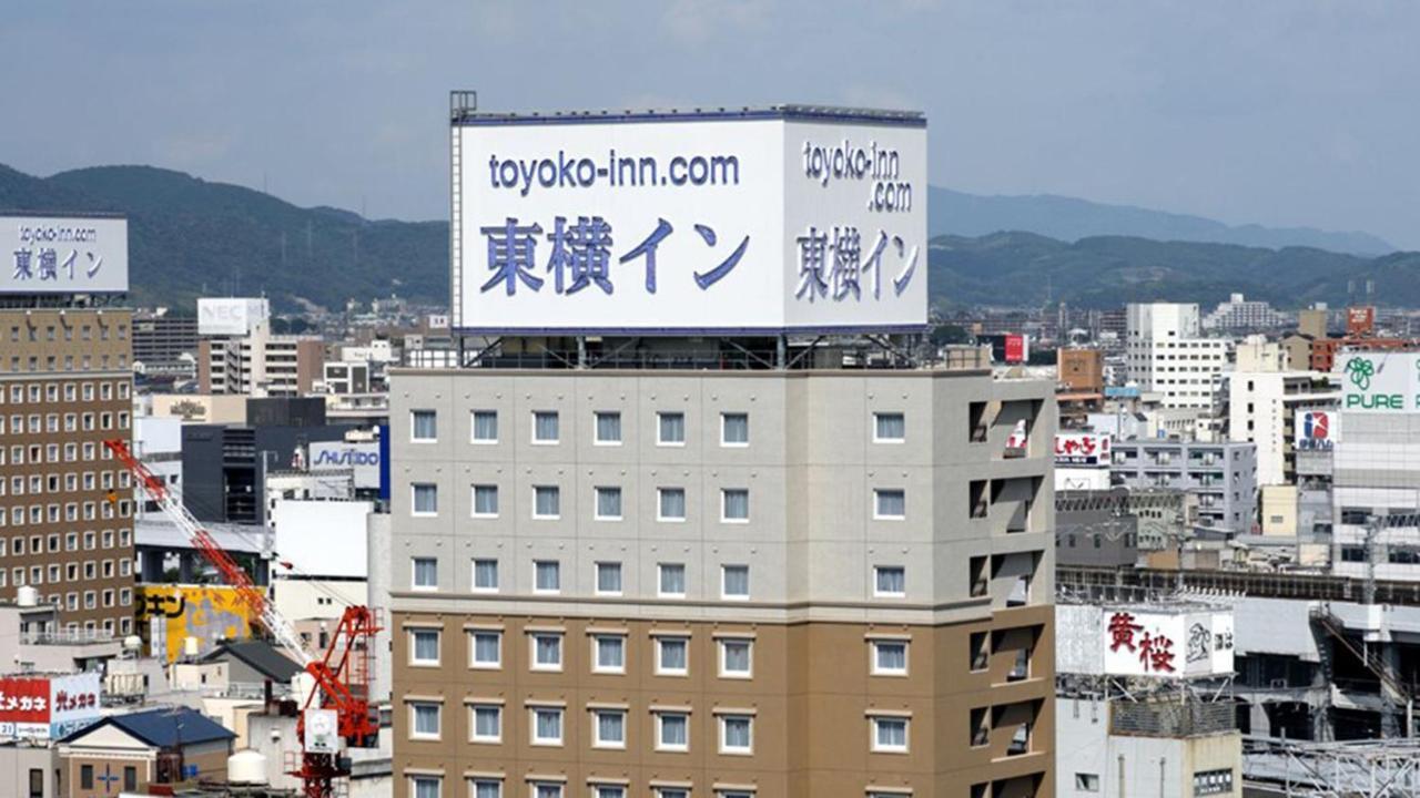 Toyoko Inn Okayama-eki Nishi-guchi Migi Eksteriør billede